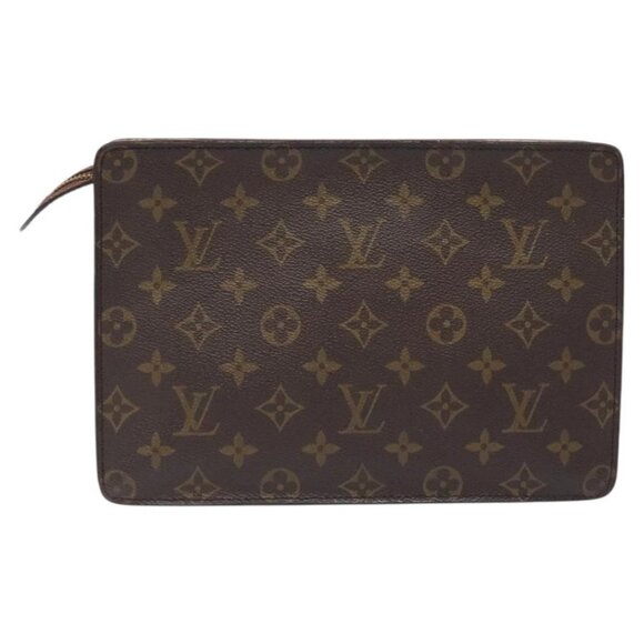 LOUIS VUITTON Monogram Pochette Homme Clutch Bag M51795 LV Auth 131487 - Picture 2 of 15